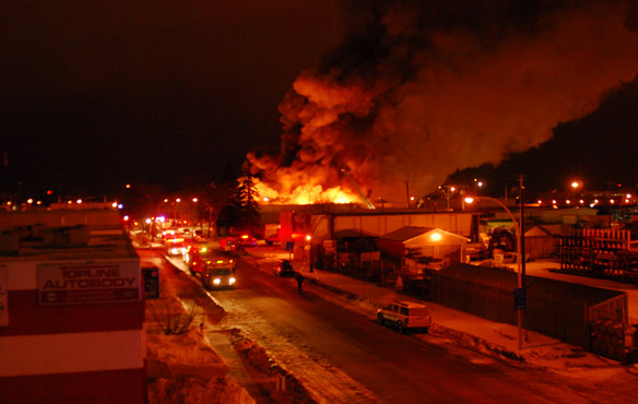 January 27th Edmonton Fire
